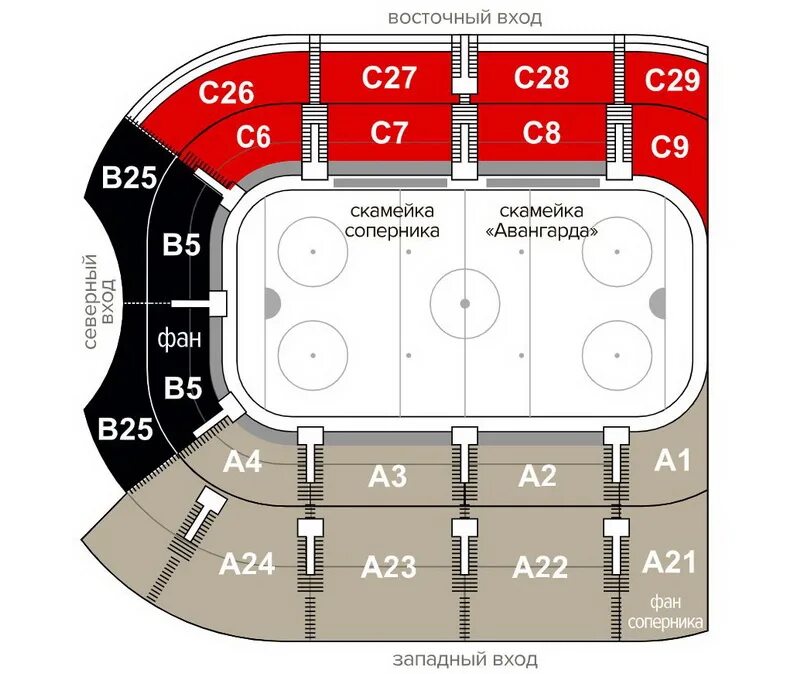 Авангард купить билеты на хоккей 2024 омск. Ледовая Арена Авангард Балашиха. Ледовый дворец Арена Балашиха схема зала. Сектор с29 Арена Балашиха. Схема ледового дворца Балашиха Арена.