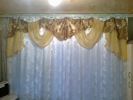 Как вешать ламбрекены