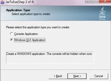 Please select application