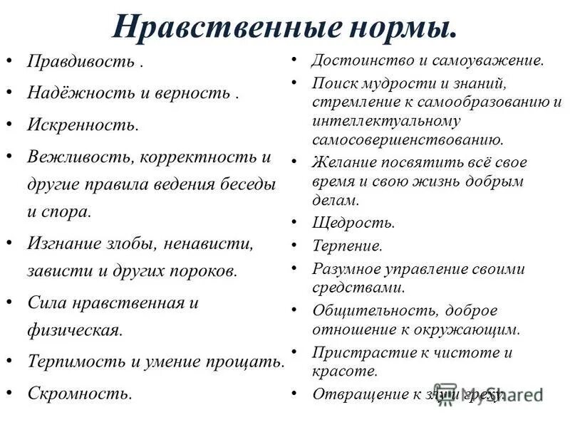 Приведите примеры нормы морали. Нравственные нормы примеры. Нормы нравственности примеры. Моральные нормы примеры. Примеры нравственных правил.