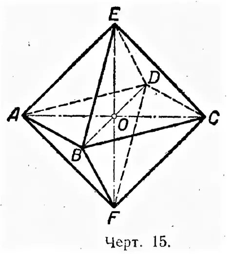 Центр октаэдра. Октаэдр. Элементы правильного октаэдра. Октаэдр с обозначениями. Центр симметрии правильного октаэдра.