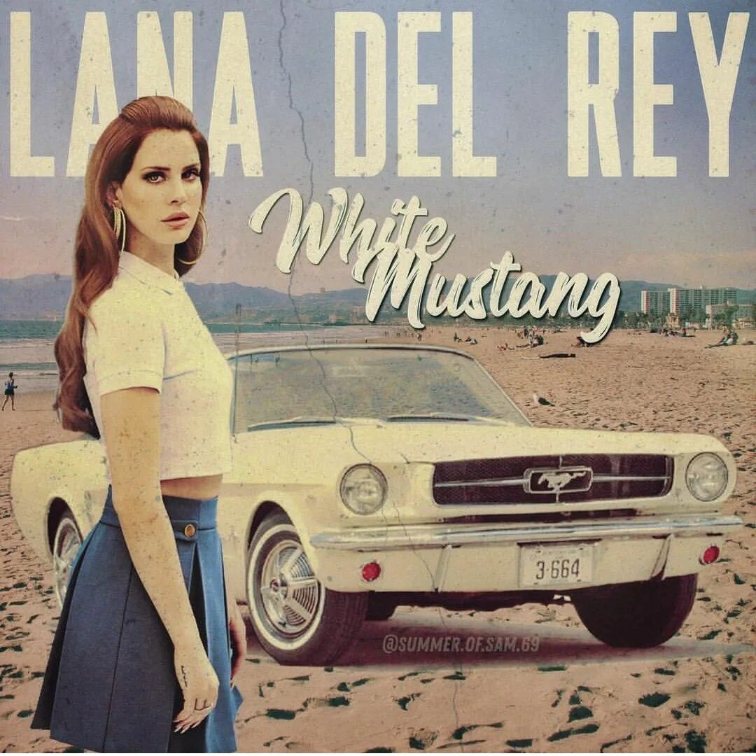 White mustang lana. Обложки альбомов Ланы дель Рей.