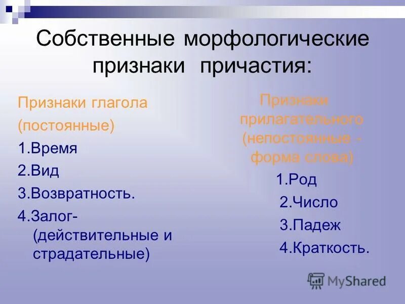 увидеть морфологические признаки