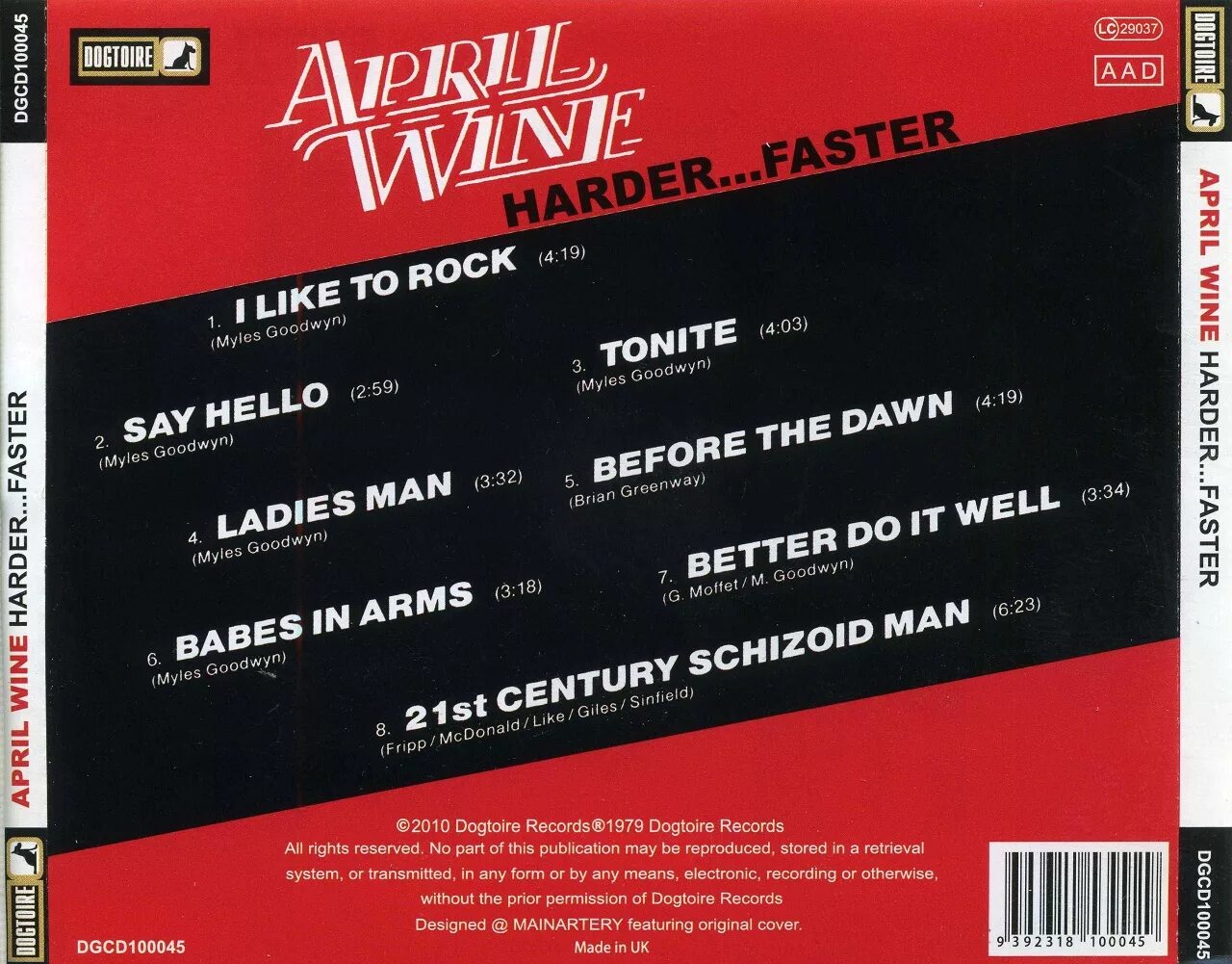 April Wine "harder... Faster". April Wine CD. April Wine harder faster 1979. April Wine 1971 April Wine.