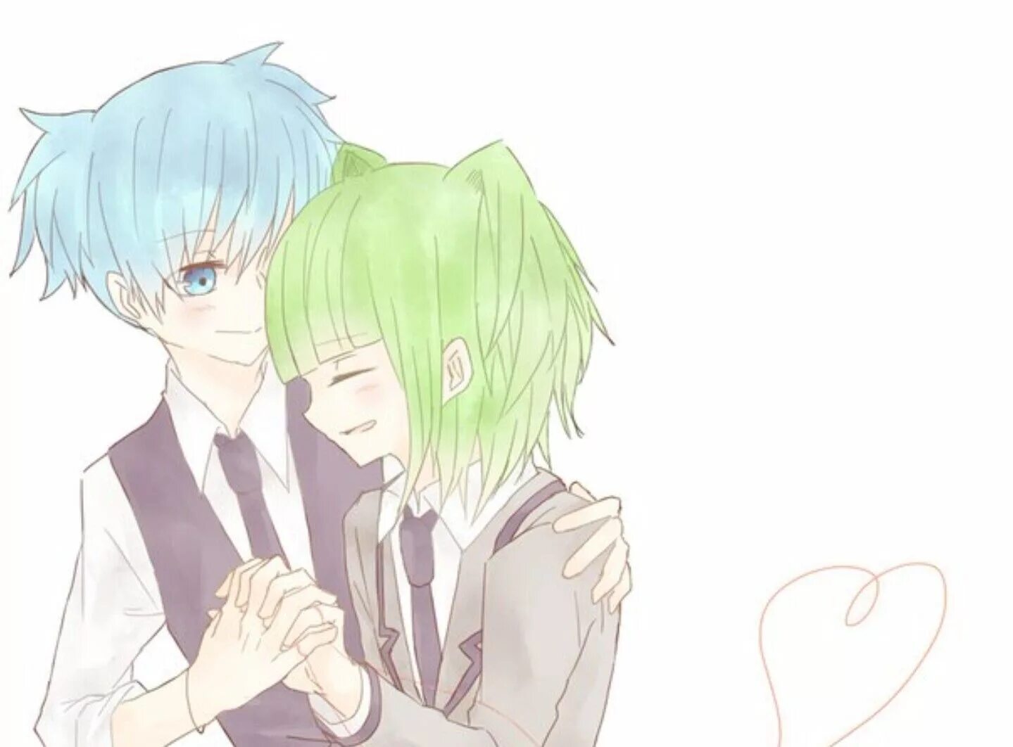 Нагиса и каяно. Каяно Каэдэ. Assassination Classroom Nagisa x Kayano. Нагиса и Каяно поцелуй.