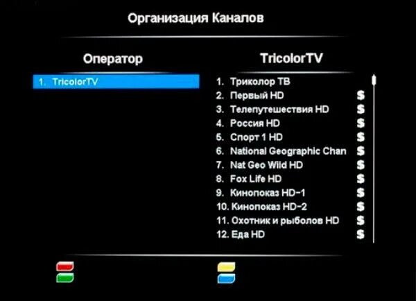 Триколор федеральные каналы. Список каналов. Триколор ТВ каналы. Меню каналов Триколор. Меню включения каналов ТВ на телевизоре.