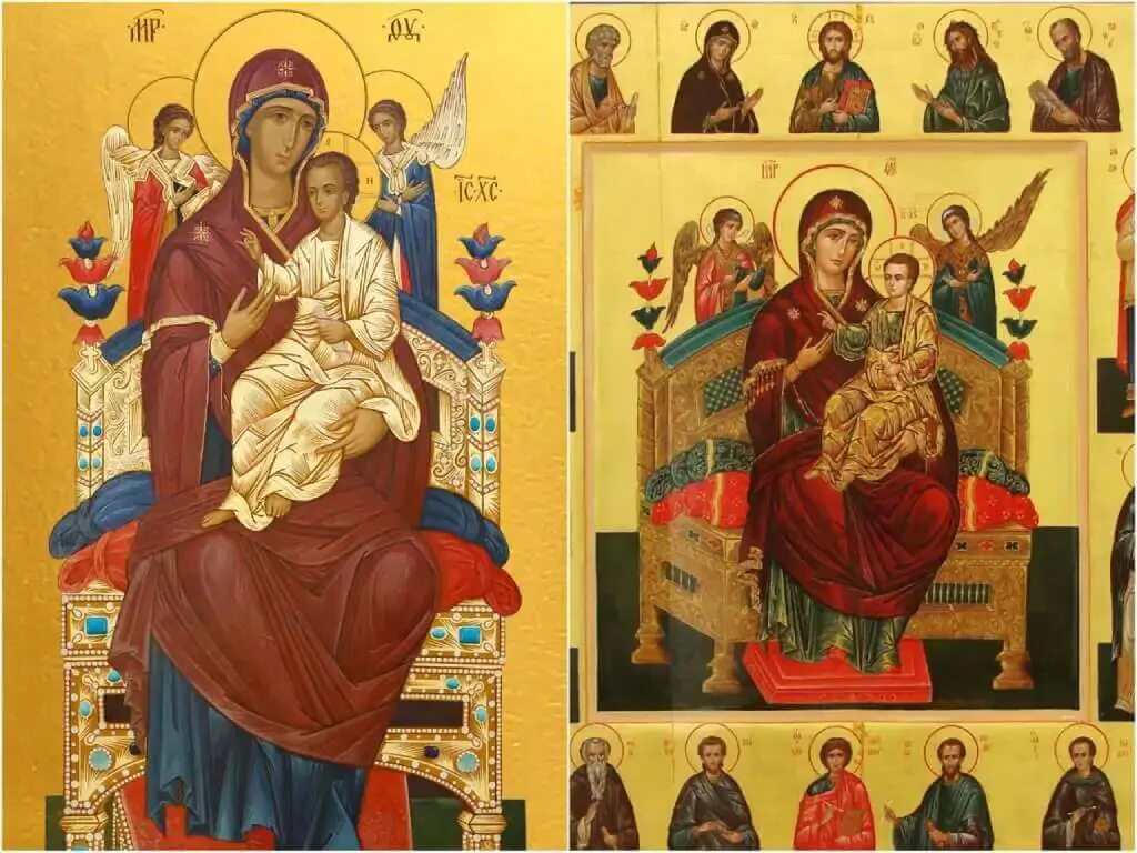 Слушать богородице всецарица об исцелении. Икона богородицы пантанасса. икона богородица всецарица.