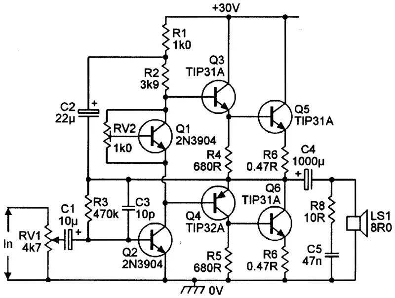 Транзисторные унч. Усилитель на транзисторах 10 ватт. Усилитель 5 ватт на транзисторах. Усилитель мощности на транзисторах кт805. Трансформаторного усилителя звуковой частоты.