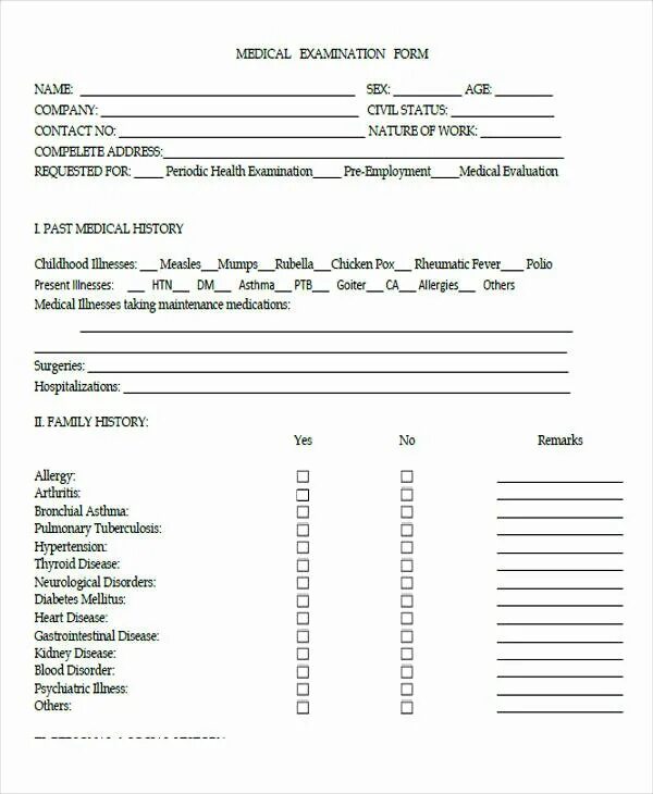 Physical form. Форма Medical Exam. Pre Employment Medical examination. Medical examination Report form. Drug/alcohol Test Report бланк.