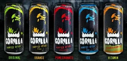 Gorilla энергетик вкусы