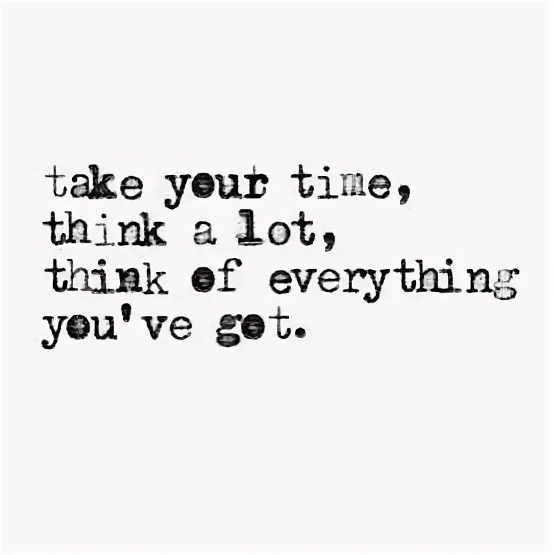 Is time to think about. Is time to think about