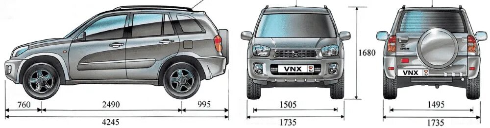 Тойота рав 4 2002 габариты. Габариты рав4 4 поколения. Тойота рав 4 2002 года габариты. Тойота рав 4 1 поколения габариты.