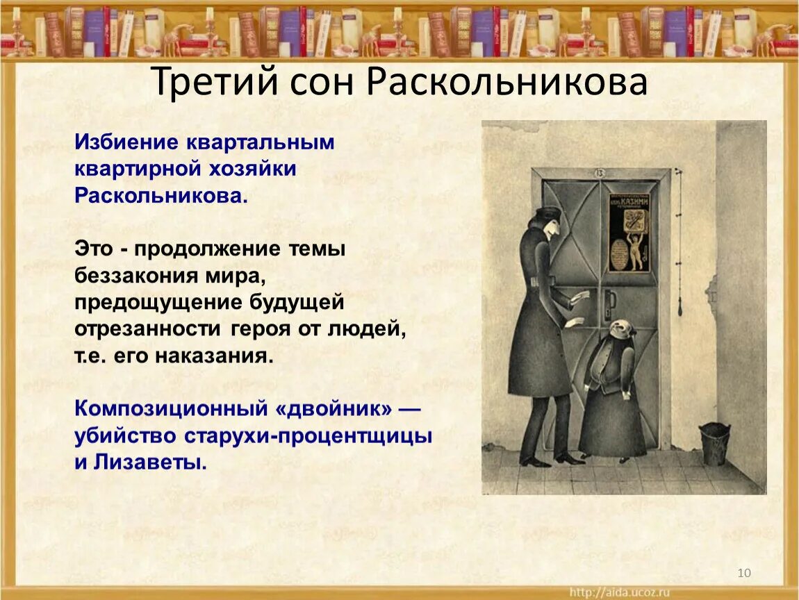 Чего не хочет видеть раскольников в окружающем