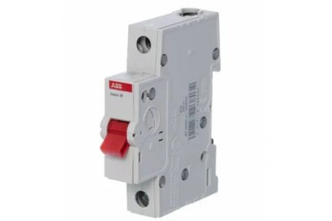 ABB Выключатель нагрузки 1п BMD51163 63A Basic M рычаг красный 