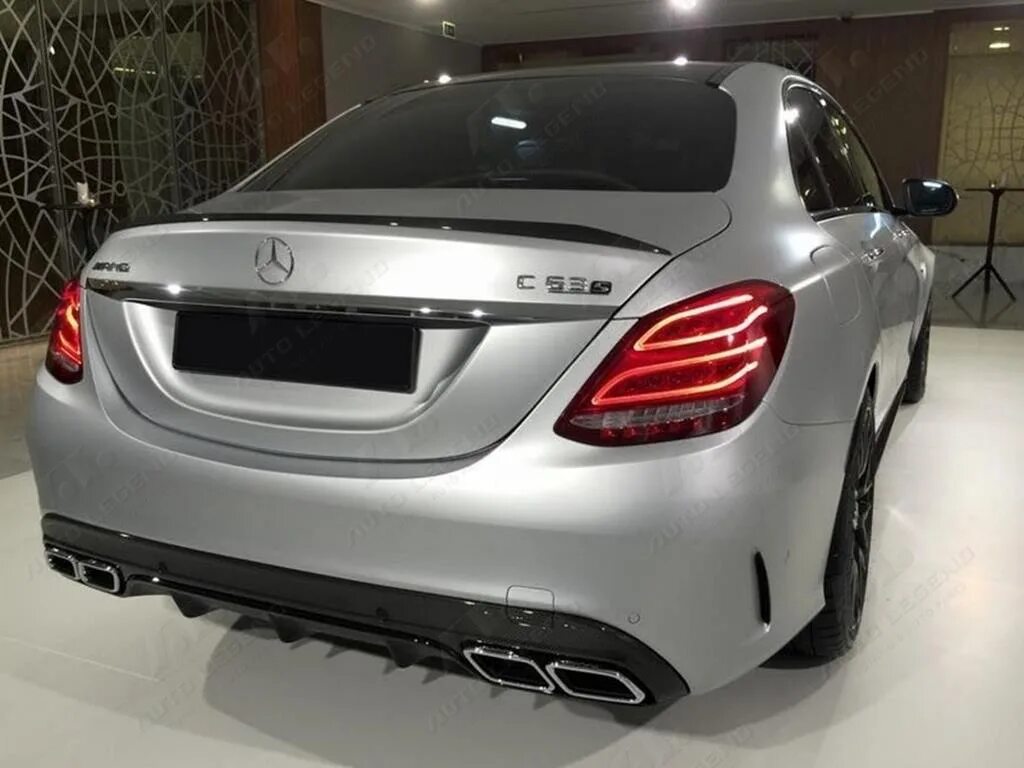 Купить мерседес w205. Мерседес w205 AMG. Спойлер Mercedes w205 AMG. Спойлер с63 w205. Спойлер Mercedes c 205.