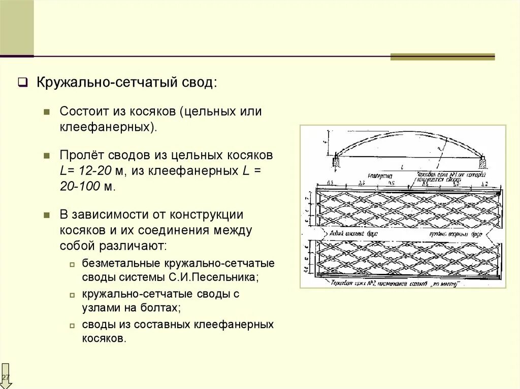 Кружально-сетчатые своды. Кружально сетчатые своды из дерева. Сводчатые сетчатые свод. Сила в своде