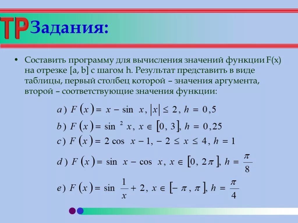 Составить программу для вычисления заданной функции. Составить программу для вычисления. Составить программу вычисления функции. Составить программу вычисления значения функции. Вычисление функции f(x).