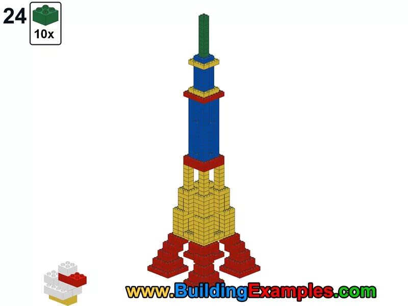 Башня из лего своими руками Лего Эйфелева башня Аналог LEGO купить по цене 3 363 700 сум в интернет-магазине