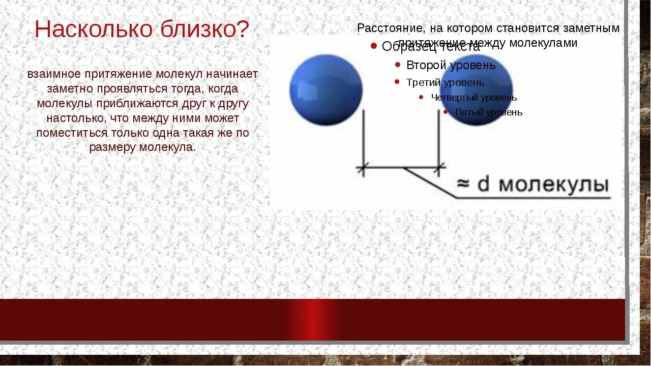 Сила притяжения в газах. Сила притяжения молекул. Силы притяжения и отталкивания между молекулами. Притяжение молекул. Между молекулами действуют силы взаимного притяжения и отталкивания.