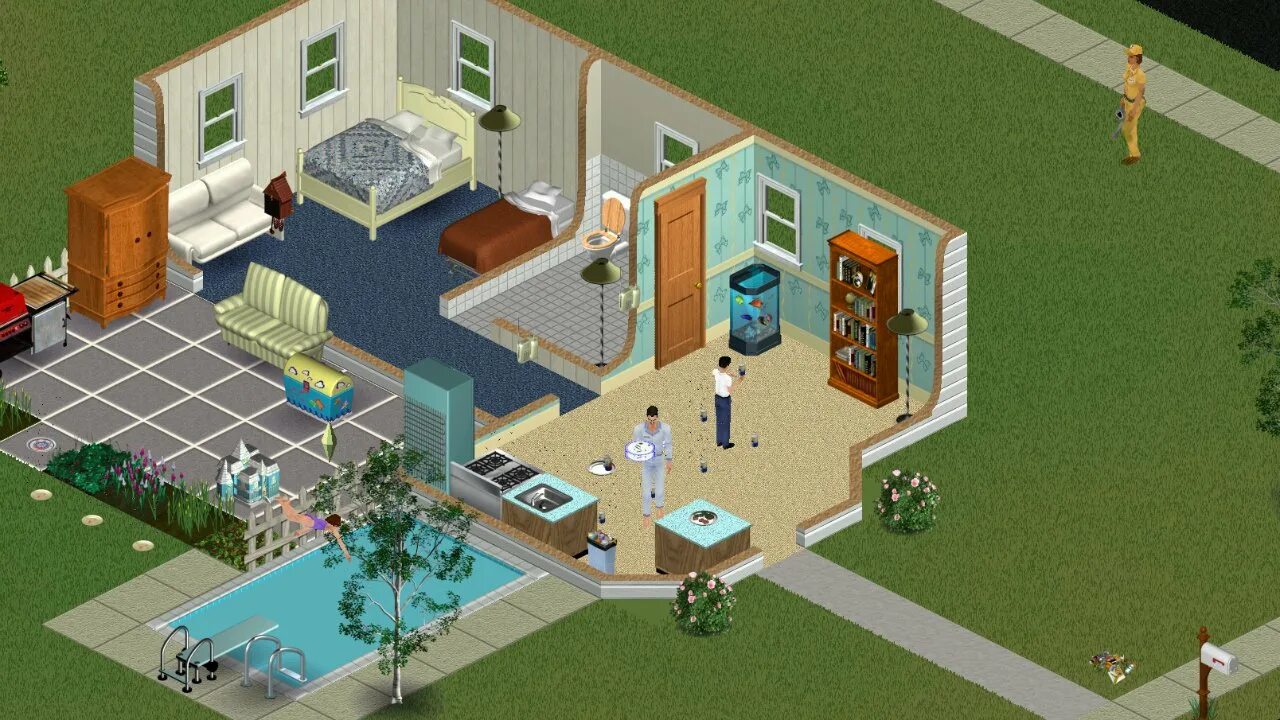 Симс через компьютер. Симс 1.62.67.1020. the sims 2000 год. the sims 1 часть. симс 1 скриншоты.