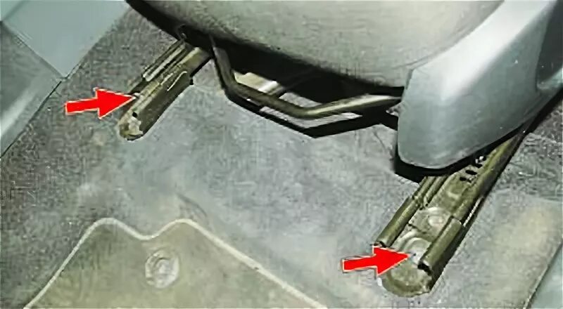 как снять передние сидения форд