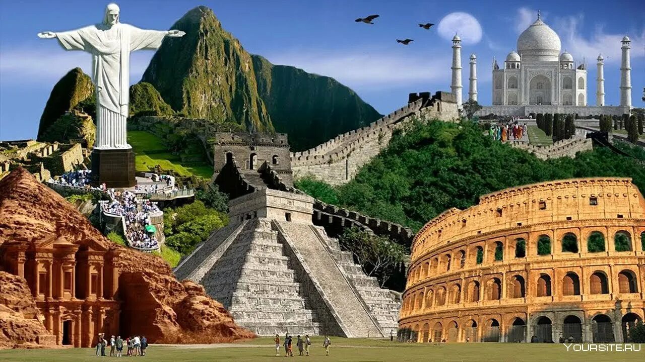 Культурные памятники стран. Семь чудес света. Всемирное наследие ЮНЕСКО семь чудес света.