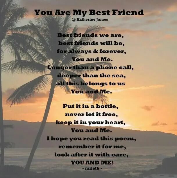 Be a friend стихотворение. Best friend стих. You are my best friend. Best friends we are стих. You read well перевод