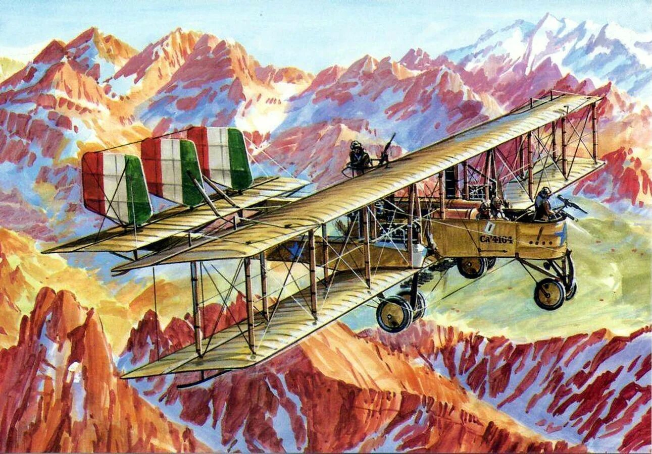 Самолеты первая часть. Самолет Caproni CA 3. Самолет Caproni CA.1. Капрони бомбардировщик первой мировой. Фарман самолет 1914.