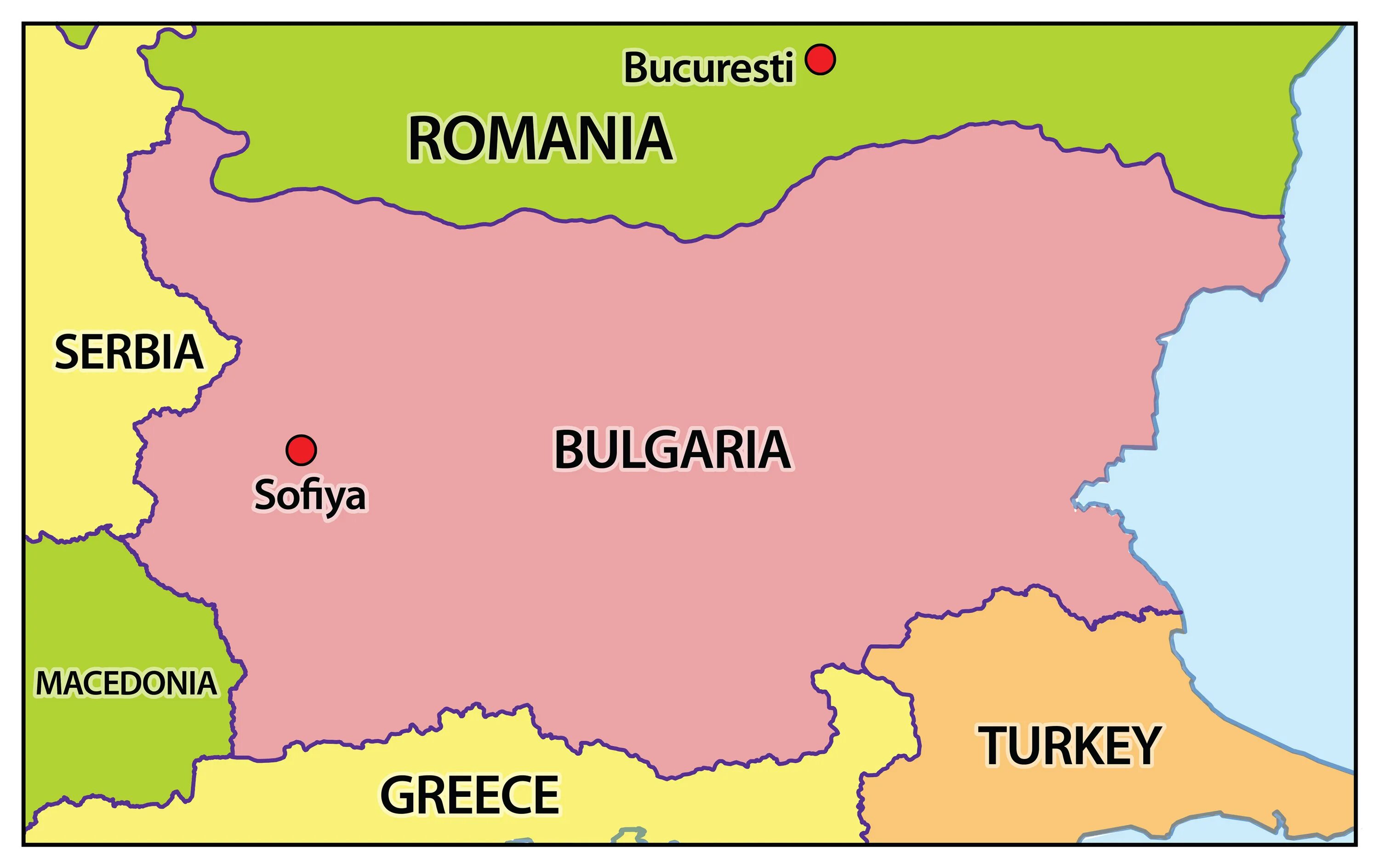 Страна граничащая с 5 странами. Болгария граничит граничит. Граница Турции и Болгарии на карте. Болгария граничит с Турцией. Карта Турция Болгария Румыния.