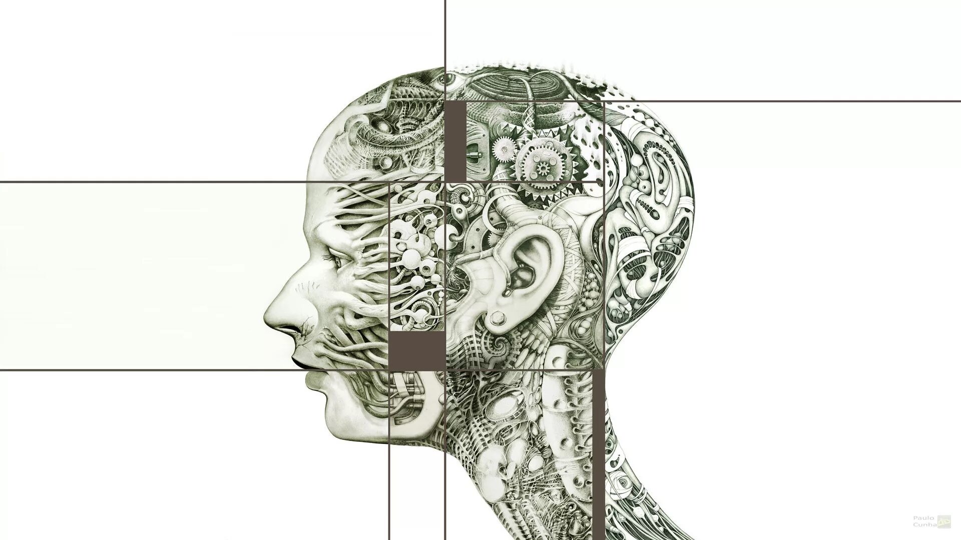 Срез психология. Механизм в голове. Мозг мышление. Голова с шестеренками. Мозг в голове.
