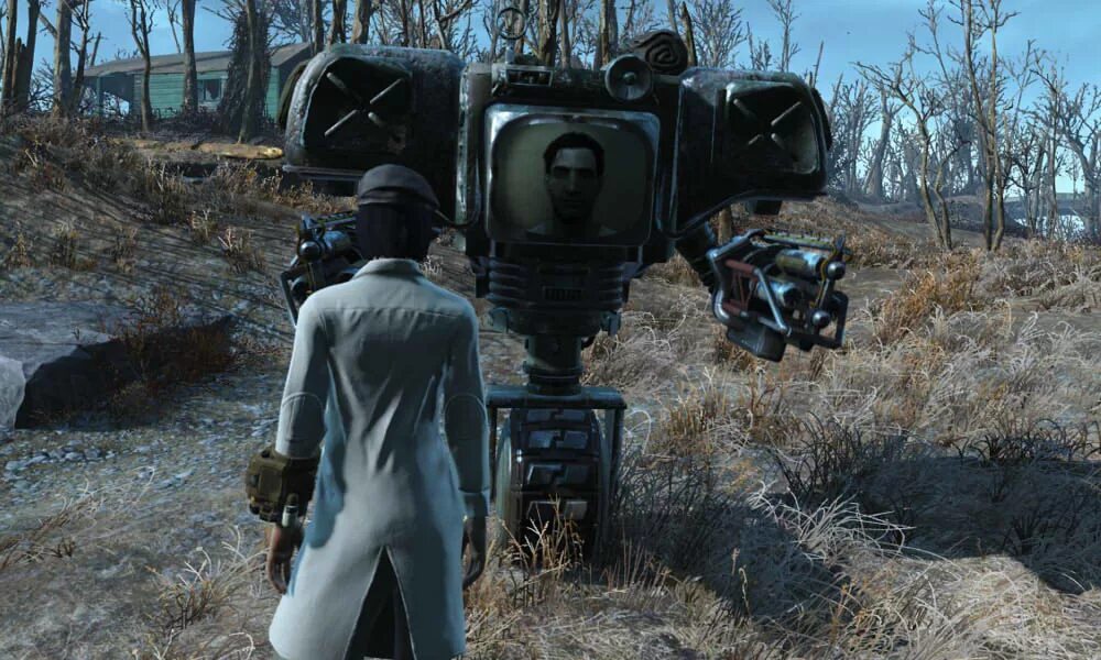 Fallout 4 распределение. Fallout 4 Автоматрон моды. Fallout 4 Securitron. Секьюритрон Fallout. Fallout 4 без модов.