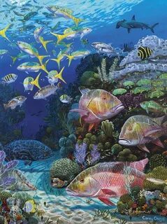 And fish lives in the sea