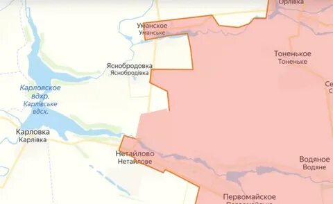 Нетайлово донецкая область на карте