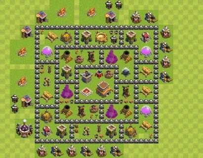 Clash of clans расстановка лучшие расстановки