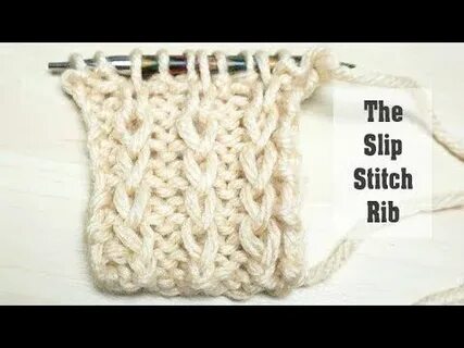 Ribbing knitting