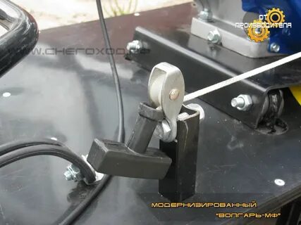 Легкий газ на мотобуксировщике как сделать