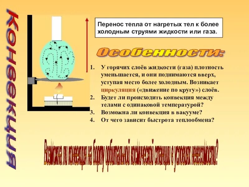 Конвекция в газах. Конвекция в жидкости. Конвекция тепла. Конвекция в жидкостях и газах.