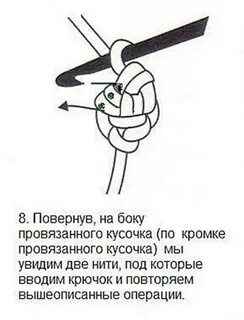 Схема вязания шнура крючком
