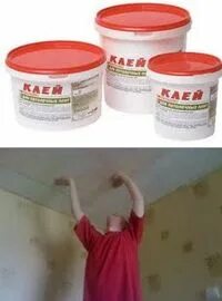 Как снять клей с потолка