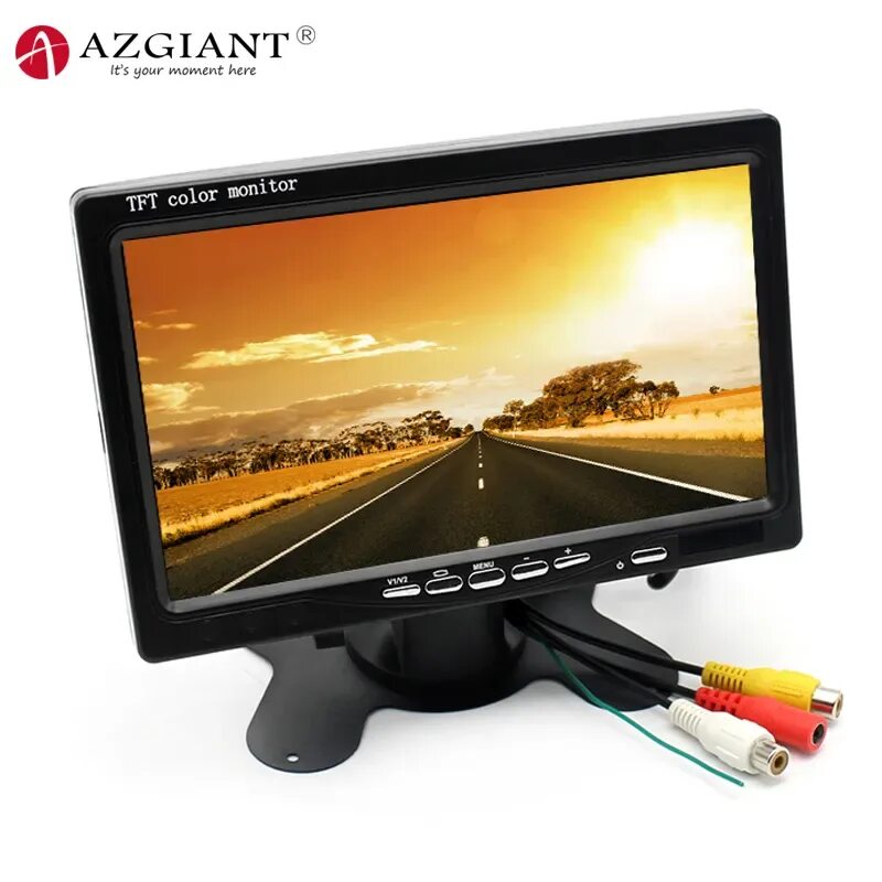Монитор tft color. Автомобильный монитор tft color monitor. автомобильный монитор 7 дюймов. дополнительный монитор 7 дюймов.