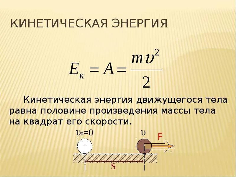 Кинетическая энергия физика. Формула нахождения кинетической энергии в физике 7 класс. Кинетическая энергия физика кратко. Кинетическая СИНЕРГИЯ