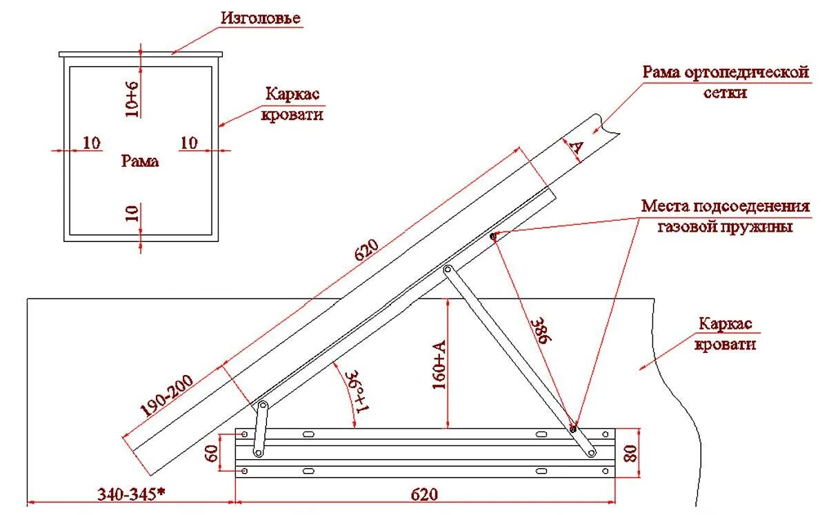 Чертежи подъемных кроватей. Чертеж кровати с подъемным механизмом 160х200 схема. Чертёж установки основания кровати с подъемным механизмом. Подъемный механизм для кровати 559 схема. Чертеж установки подъемного механизма на кровать.