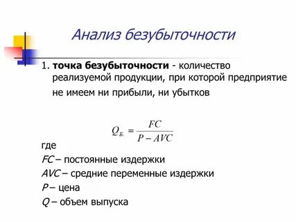 Точка анализ