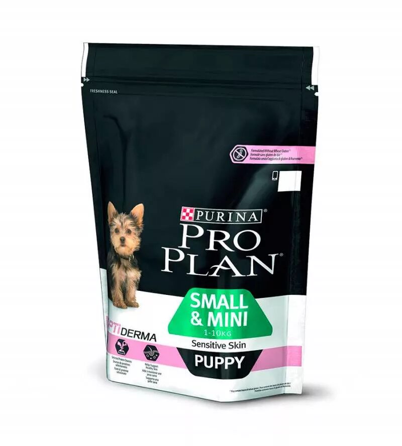 Корм Пурина Проплан для собак мелких пород. Pro Plan small Mini Puppy sensitive Skin. Проплан для щенков лосось 700 г. Пурина про план корм для собак мелких пород. Проплан для собак мелких ягненком