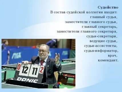 Судьи соревнований это