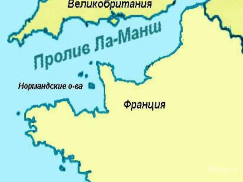 Где пролив ла манш на карте находится