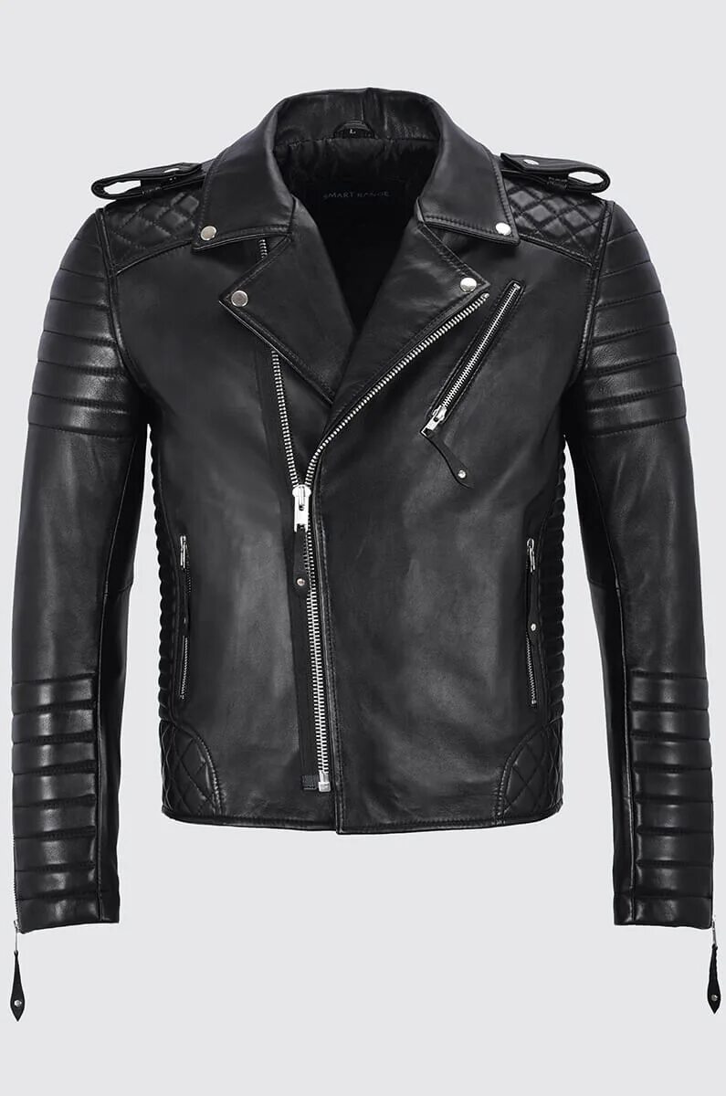 Куртка мужская из экокожи купить. Косуха Mens cool Quilted Biker Black real Moto Leather Jacket. Мужские кожаные куртки Брандо. Мужская косуха Alef. Мужская куртка из эко-кожи Slim Fit cl1028717.