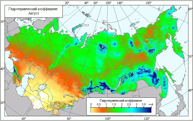 Коэффициент увлажнения в архангельске