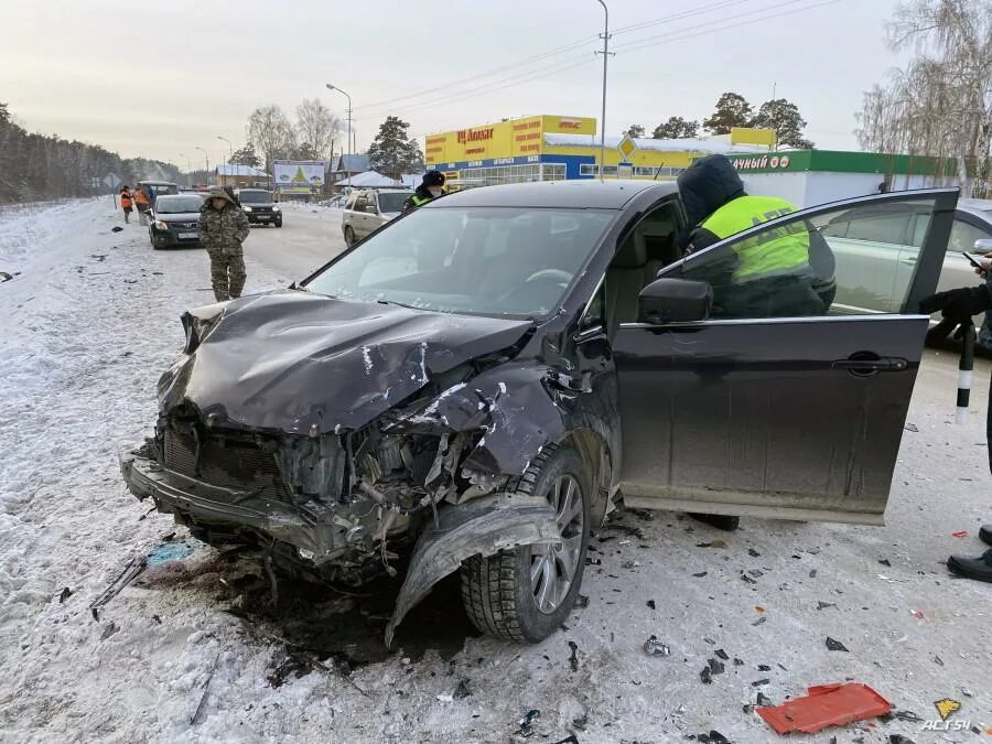 Авария неделю назад. ДТП В Ордынском районе в Новосибирской.