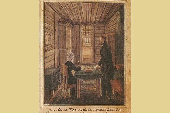 Анализ произведения часы и зеркало бестужева. Дом декабриста Розена. Декабристы в Петровском заводе комната.